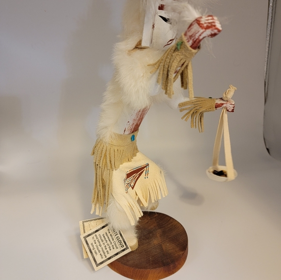 Vintage Kachina Navajo  Dancer White Cloud- Signed - Picture 13 of 14